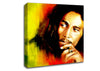 Bob Marley Red Yellow Green Canvas Wall Art