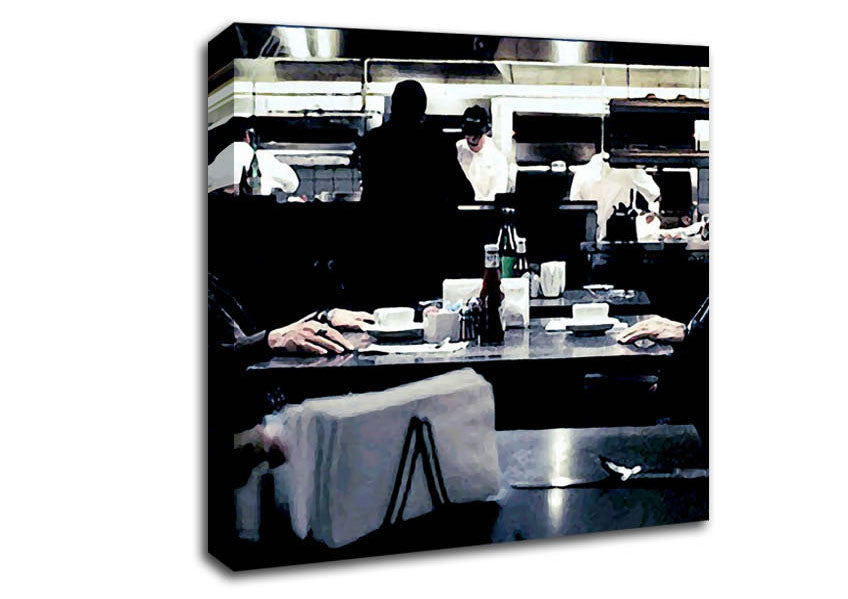 Heat Al Pacino Robert De Niro Face Off Canvas Wall Art