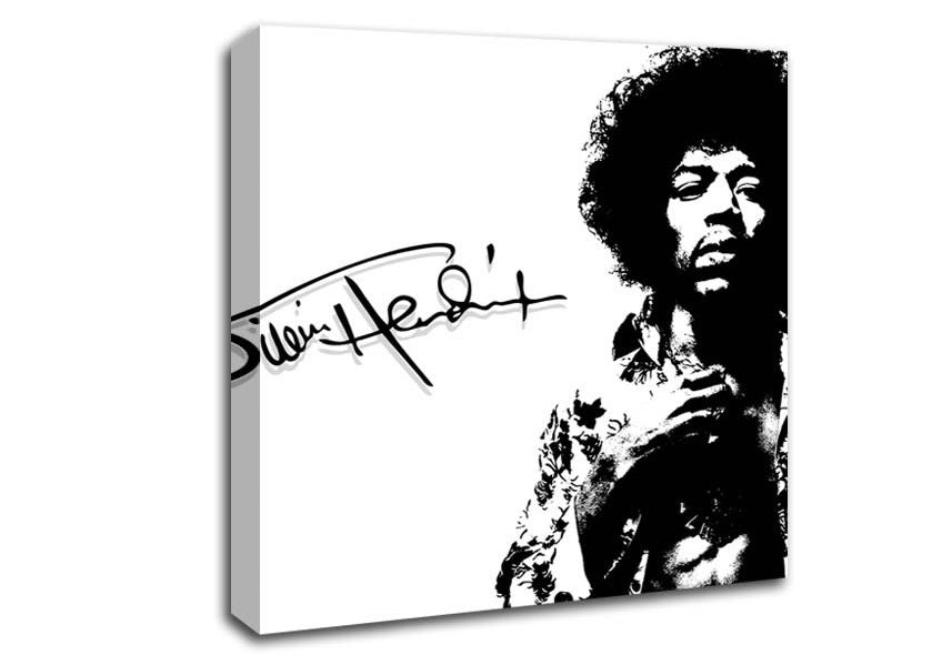 Jimi Hendrix Signature Canvas Wall Art