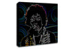 Jimi Hendrix Psychedelic Canvas Wall Art