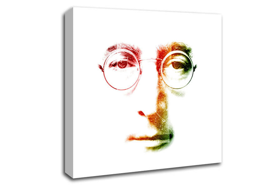 John Lennon Face Canvas Wall Art