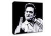 Johnny Cash Finger B n W Canvas Wall Art