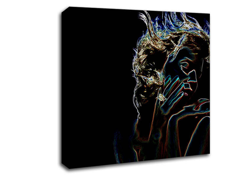 Kylie Minogue Psychedelic Canvas Wall Art