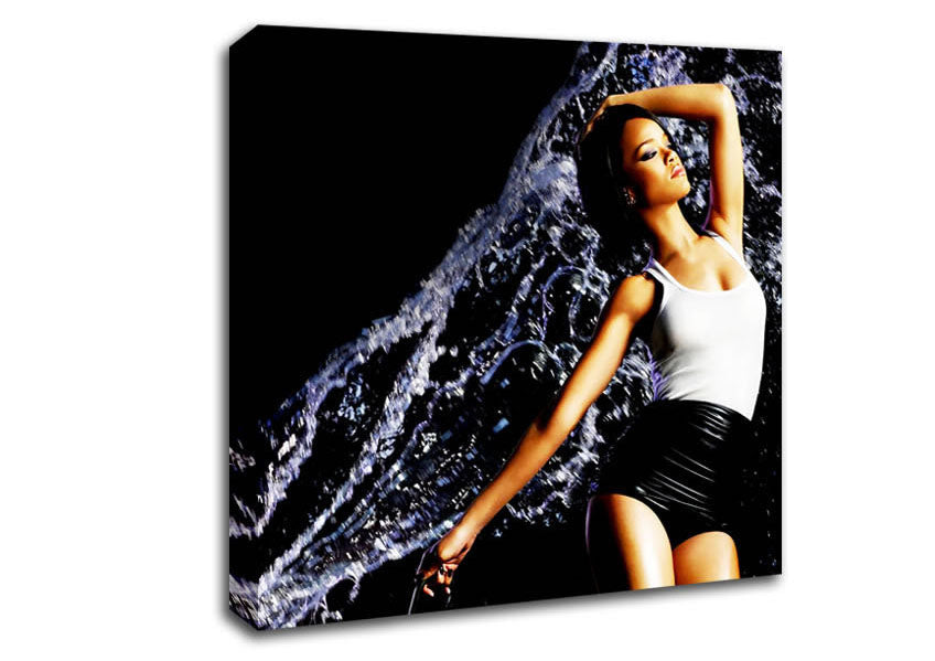 Rhianna Rain Canvas Wall Art