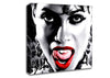 Sin City Lips Canvas Wall Art