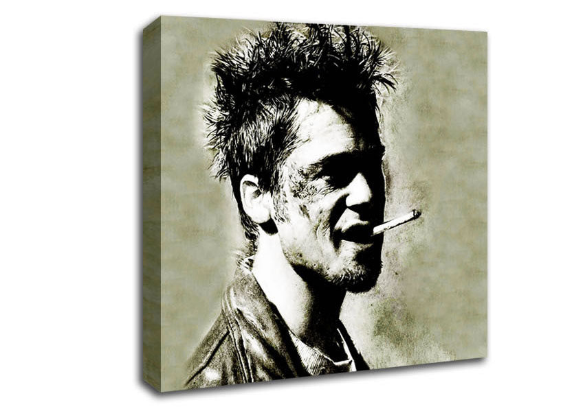 Tyler Durden Brad Pitt Canvas Wall Art