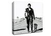 Mad Max Highway Walk With Dog B n W Canvas Wall Art