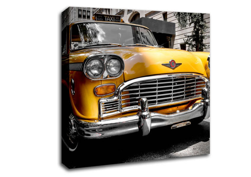 New York Yellow Cab Canvas Wall Art