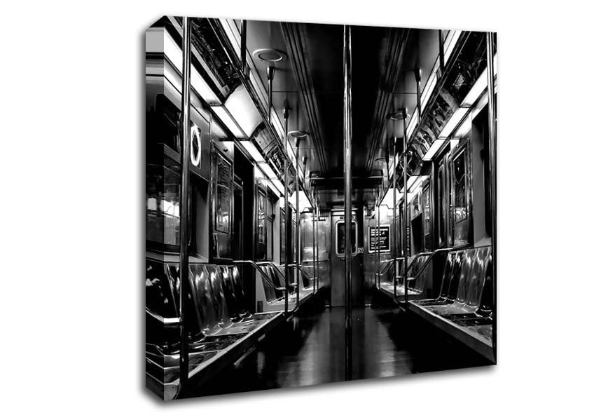 Ghost Train Canvas Wall Art