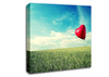 Alone Heart Flying Canvas Wall Art