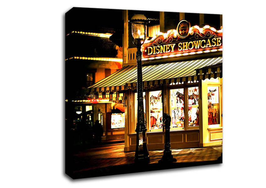 Main Street Noir Canvas Wall Art