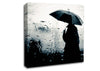 Rainy Day In The City Canvas Wall Art