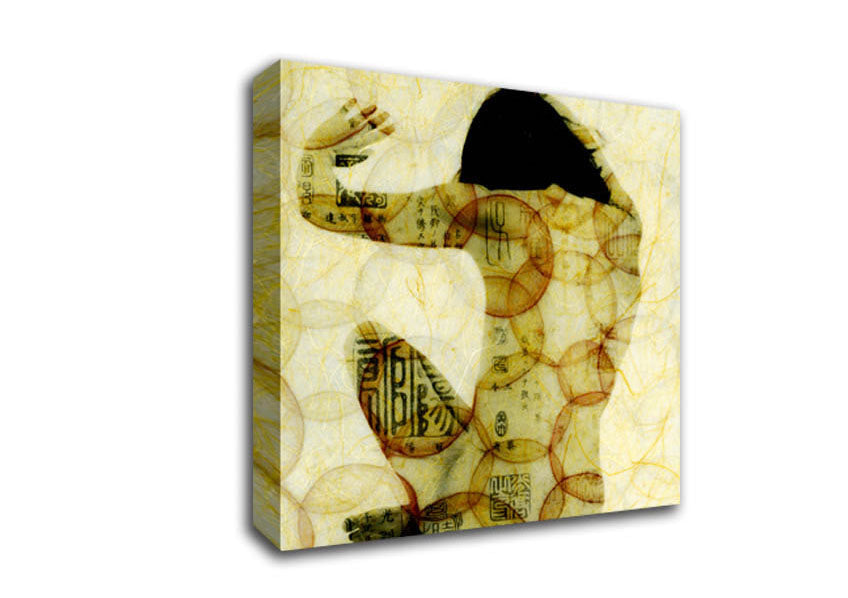 Tribal Tattoo Woman Canvas Wall Art