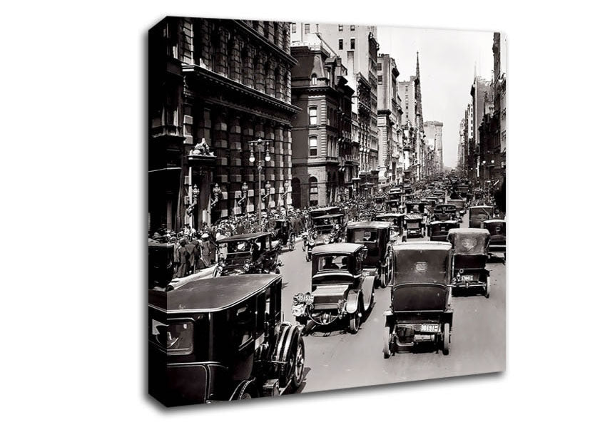 New York City Retro Canvas Wall Art