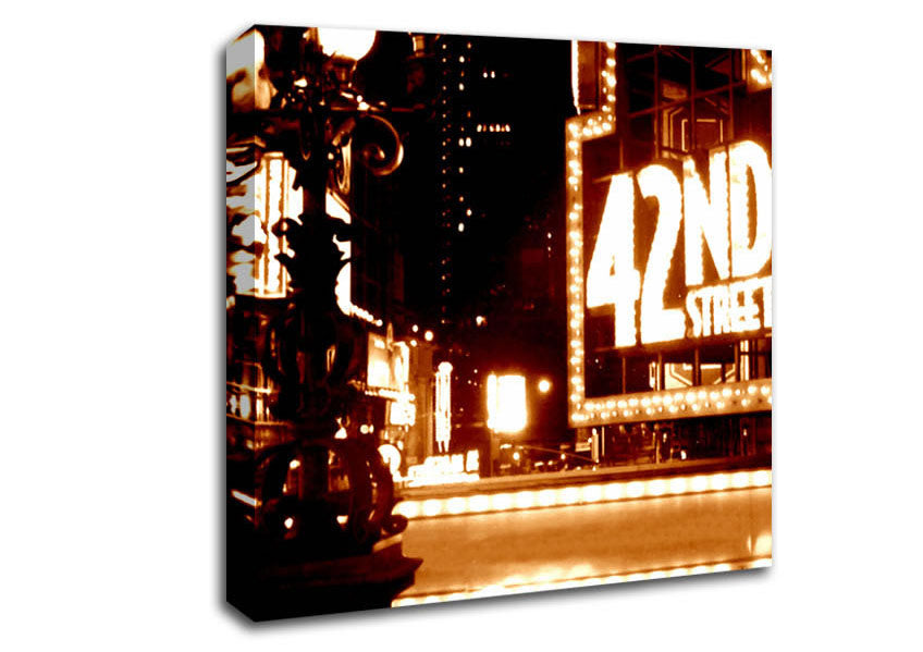 New York City 42Nd Street Canvas Wall Art