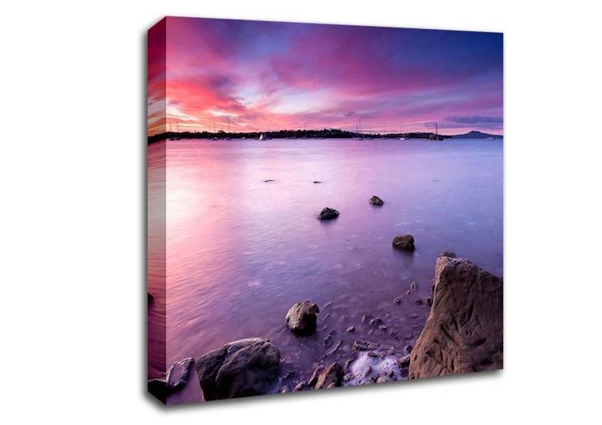Half Moon Bay Sunset Canvas Wall Art