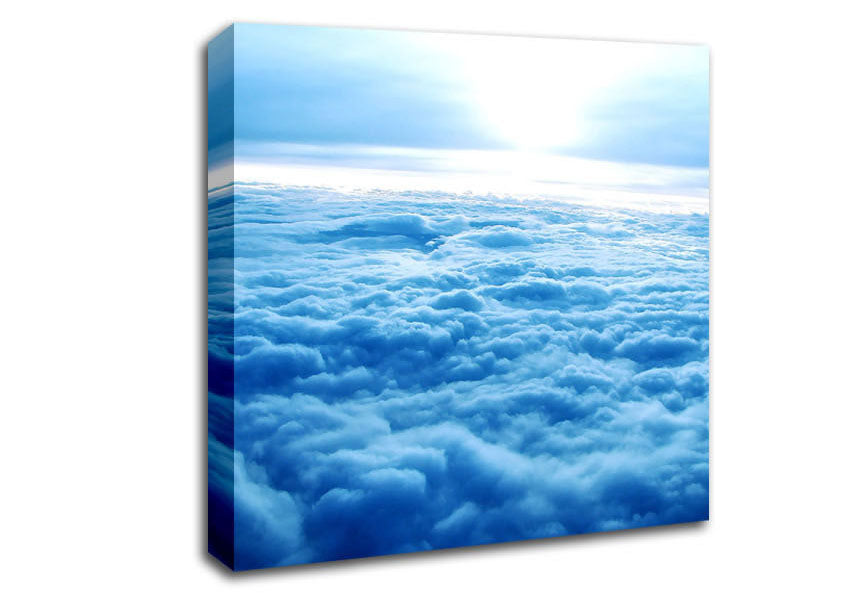 Above The Clouds Canvas Wall Art