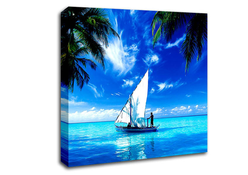 Sailing Over The Indian Ocean Canvas Wall Art