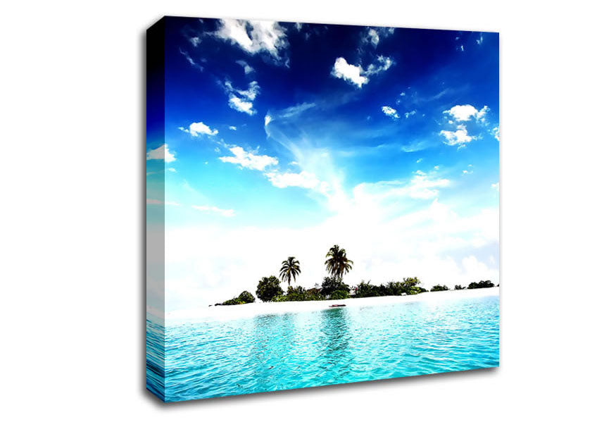 Cool Island Canvas Wall Art