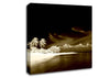 Surreal Hidden Island Brown Canvas Wall Art