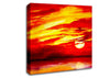 Surreal Red Ocean Skies Canvas Wall Art