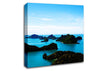 Tranquil Turquoise Rocks Canvas Wall Art