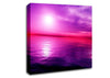 Stunning Lilac Pink Ocean Reflections Canvas Wall Art