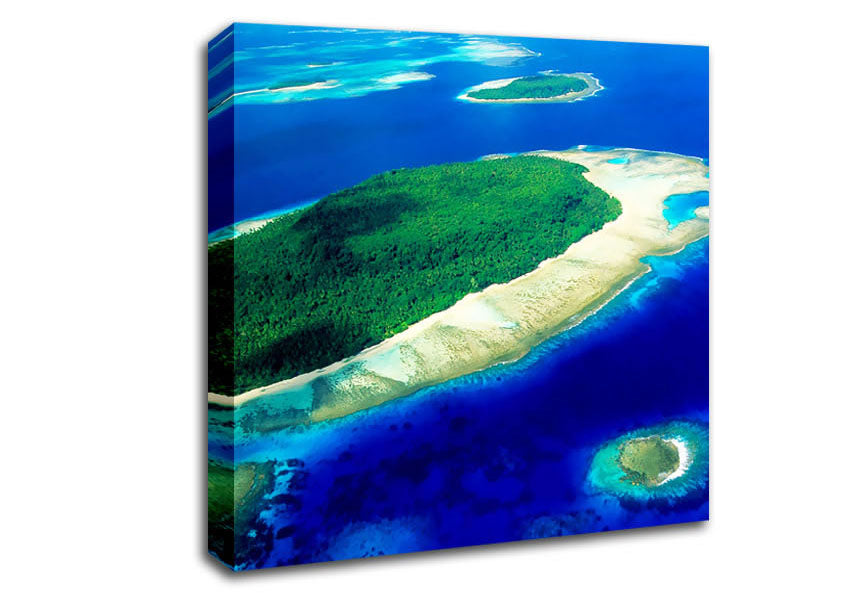 Paradise Islands Canvas Wall Art