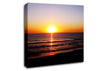 Sunrays Over Ocean Canvas Wall Art