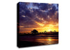Pier Sunset Horizon Canvas Wall Art