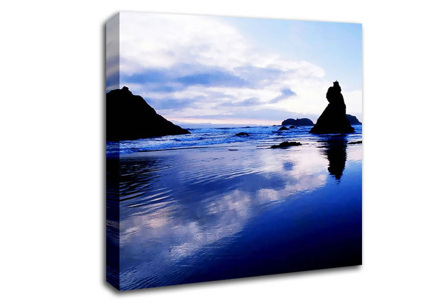 Blue Calm Canvas Wall Art