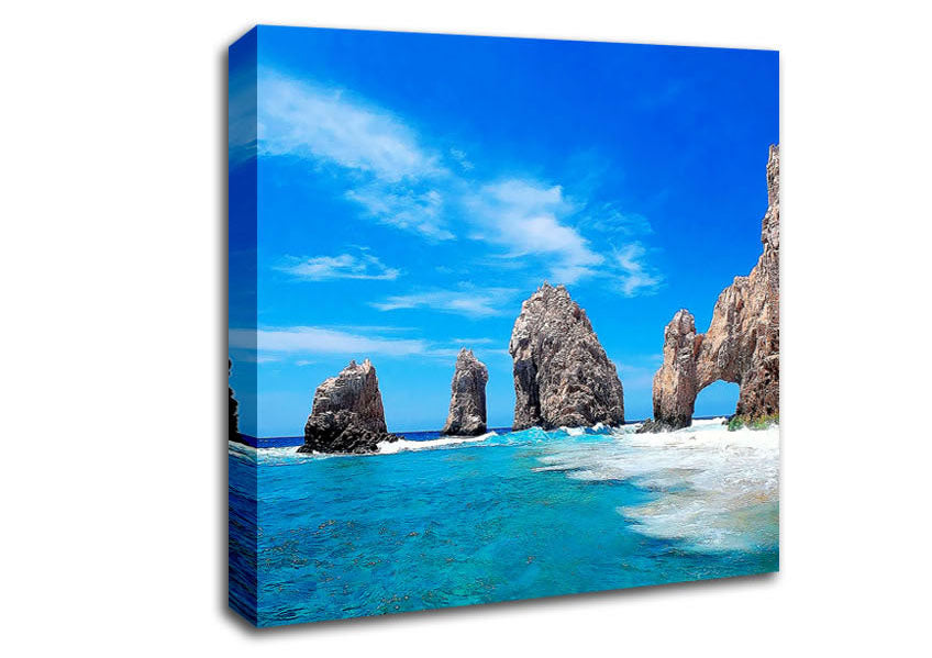 Ancient Rocks Of Time Canvas Wall Art