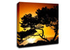 Fallen Ocean Sun Canvas Wall Art