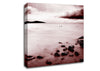 Misty Calm Ocean Rocks Canvas Wall Art