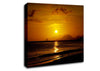 Caramel Ocean Sunset Canvas Wall Art
