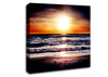 Blazing Sun Star Ocean Canvas Wall Art