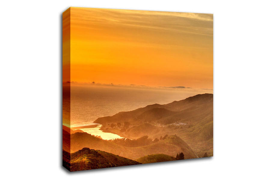 San Francisco Ocean Mist Canvas Wall Art