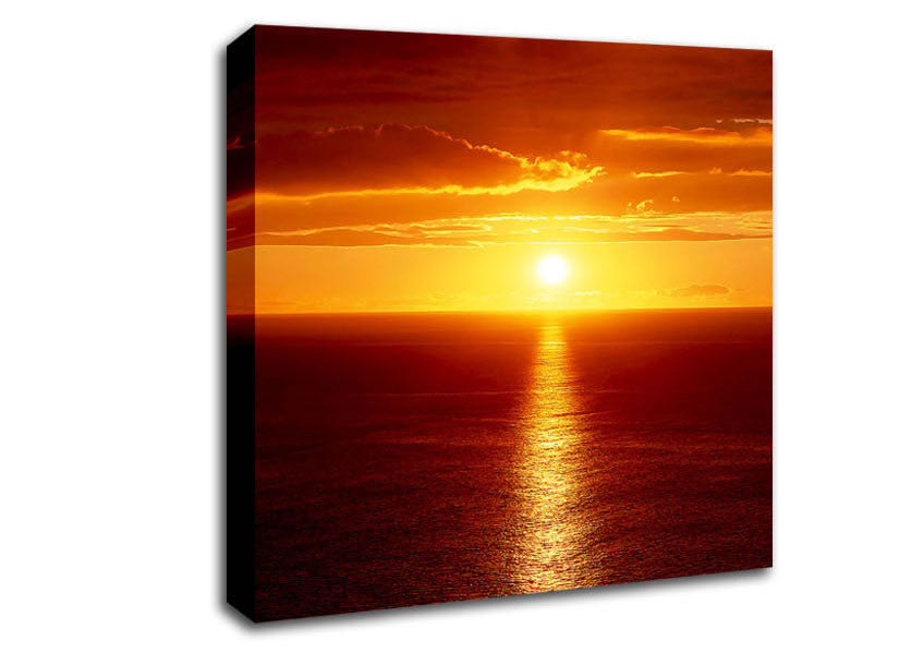 Sunset Japan Canvas Wall Art