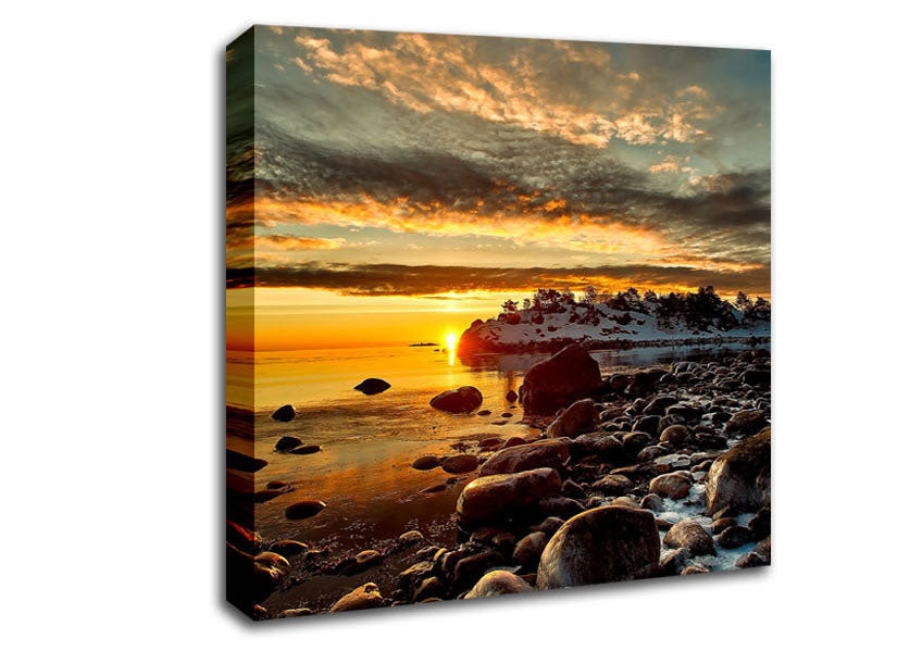 Winter Sunshine Canvas Wall Art