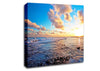 Clouds In The Sunset Sky Canvas Wall Art