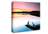 Driftwood In The Tranquil Ocean Canvas Wall Art