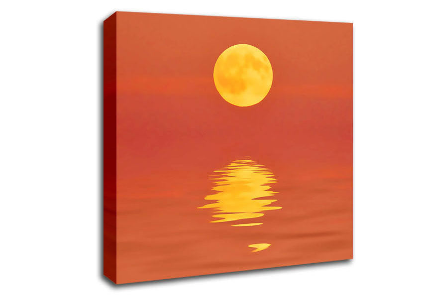 Surreal Sun Reflections Canvas Wall Art