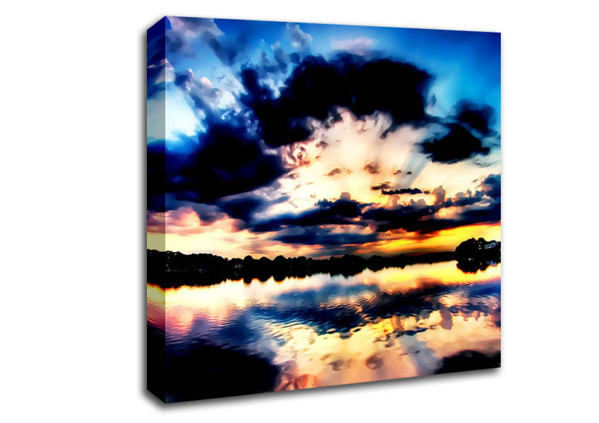The Rays Of God Canvas Wall Art