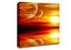 Stunning Planet Sunset Canvas Wall Art