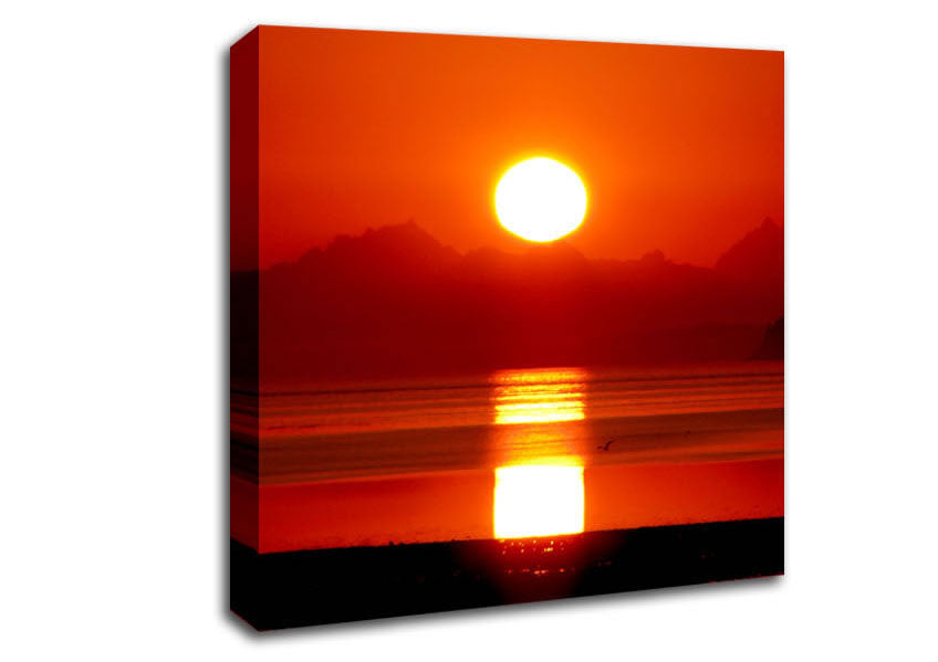 Sunrise Over North Cascades Canvas Wall Art