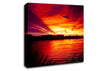 Red Mountain Lake 02 Canvas Wall Art