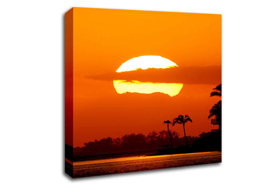 Paradise Beach House Canvas Wall Art