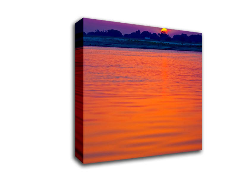 As The Sun Goes To Sleep Canvas Wall Art