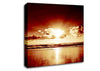 Peach Ocean Sunrise Canvas Wall Art