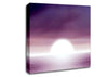 Abstact Sun Lilac Canvas Wall Art